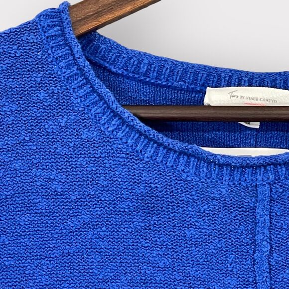 Two by Vince Camuto Pullover‎ Sweater Women Size 2X Blue Dolman Sleeve Rollneck - Picture 3 of 11